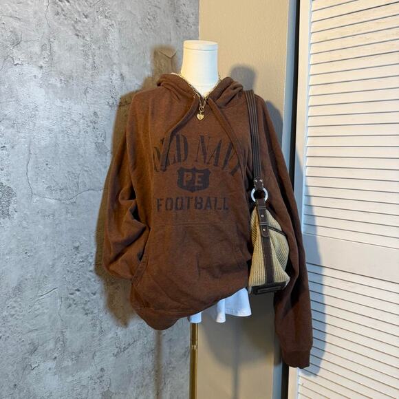 Preppy Soft Brown Fall Hoodie - Picture 2 of 8